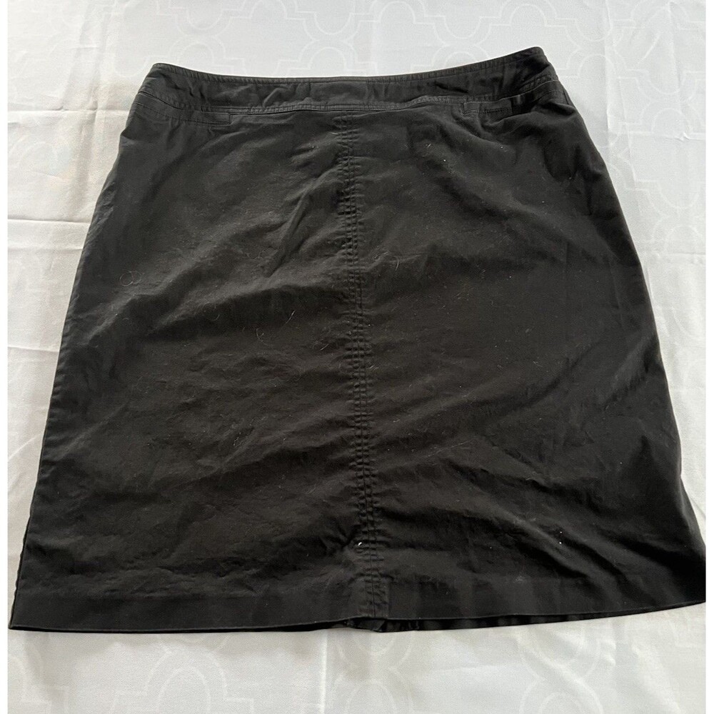 George Stretch Black Pencil Skirt Polyester Blend Women's 18W Plus